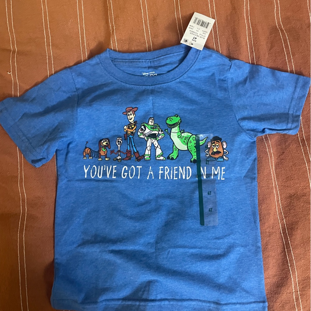 3/$10 Blue Toy Story Kids T-Shirt